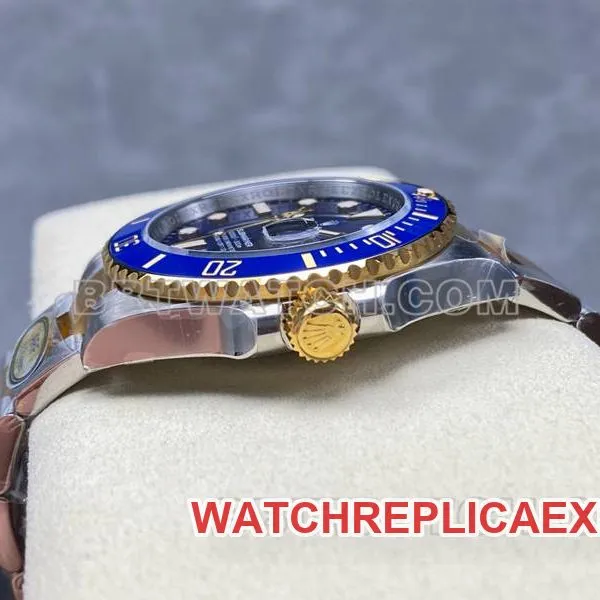 Rolex watch ARF FactorySubmariner41mm gold blue Submariner3235movementfront live photo