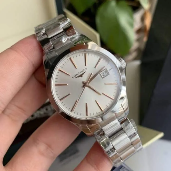 Longines Compaq series 8 mm ultra-thin design three-color ready-made ladies quartz watch movement picture