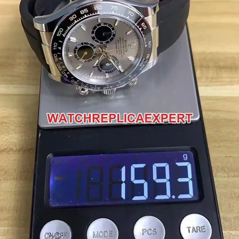 Rolex collectible watch ARF FactoryDaytona4131 rubber model weight live photos
