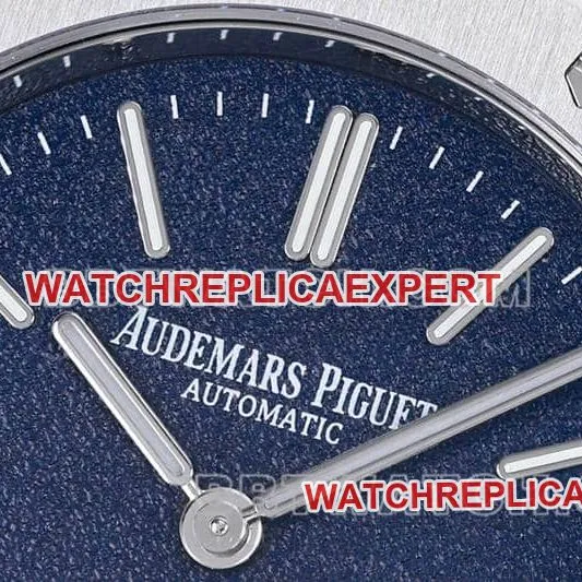 ZF factory Audemars Piguet Royal Oak super A blue disk 16202 strap real photo
