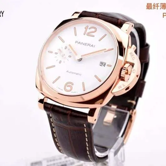 Paneraisuper watch Luminor Due small red gold 42MM watch clasp picture