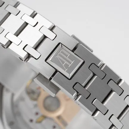 8F factory Audemars Piguet watch women's white dialsteel braceletautomatic movement watch 34mm Royal Oak series watch clasp picture