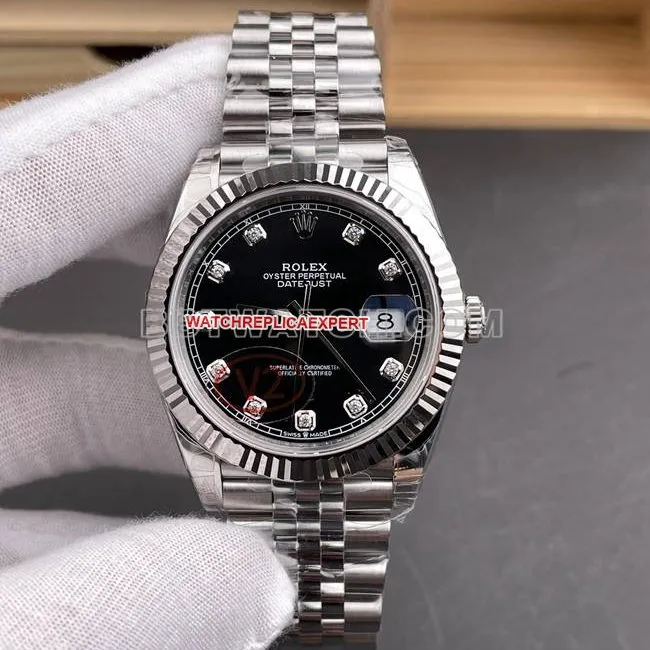 Optimal collectible watches VS Factory log Rolexblack dial3235 mechanical 41mm caseback live photo
