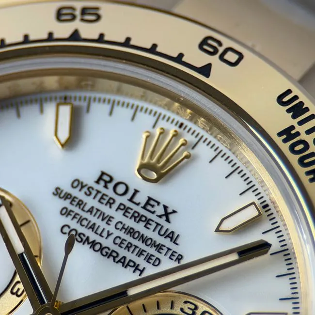 CBD factory top-tier watch DaytonaRolexwhite dial gold steel bracelet4131 weight live photos