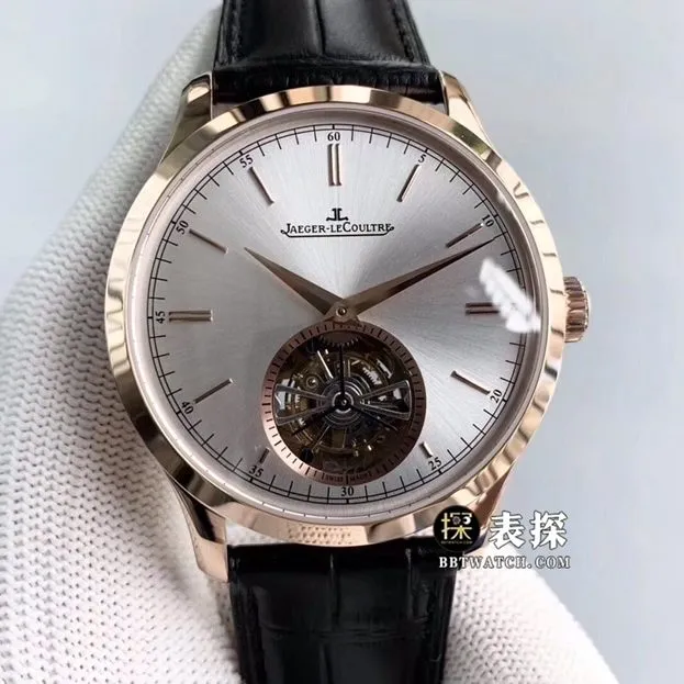 Jaeger-LeCoultre master 16624511:1super watch men's silver gray plate tourbillonleather strap model pictures and prices clasplive photos
