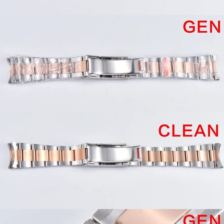 C Factory Yacht-Master Chocolate Color Authentic and Fake Comparison Evaluation Rolextop-tier Table Back Comparison Picture