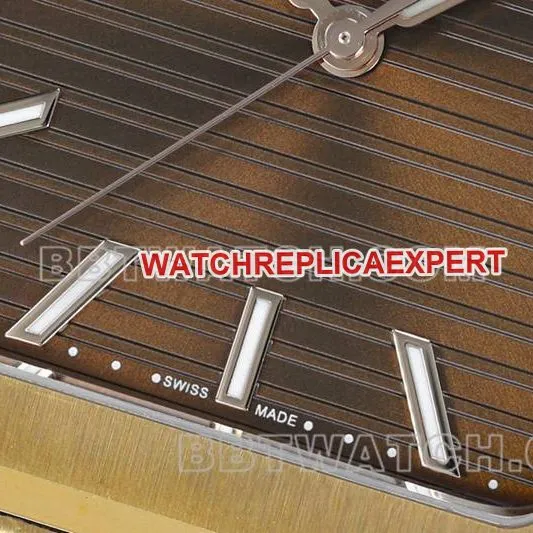 Patek Philippetop-tier watch PPF Factory45MM brown plate mechanical rose goldsteel bracelet model 5821side live photo