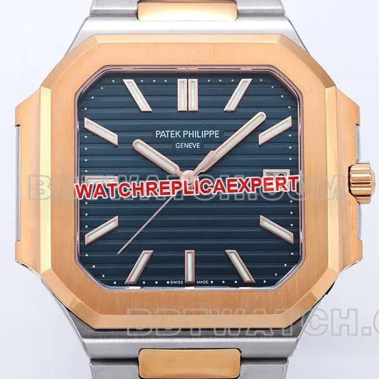 Patek Philippe collectible watch PPF Factory45MMblue dial mechanical gold steel bracelet model 5821braceletlive photos