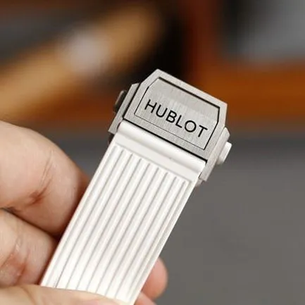 top-tier watch HublotBIG BANG series 411.NM.1170.RX silver shell jewelry watch front view
