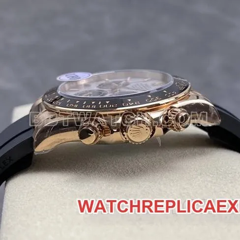collectible watch UFO factory DaytonaRolexrose gold case meteorite disc 4131 mechanical clasplive photos