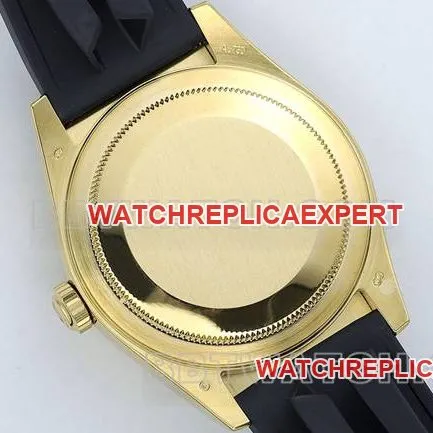 collectible watch ZF Factory Navigator Rolexblack dial9002 mechanical rubber braceletcaseback live photo