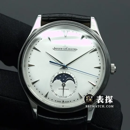 AZ Factory Master Jaeger-LeCoultre collectible watches Silver Plate Moon Phase Belt Model 1368430