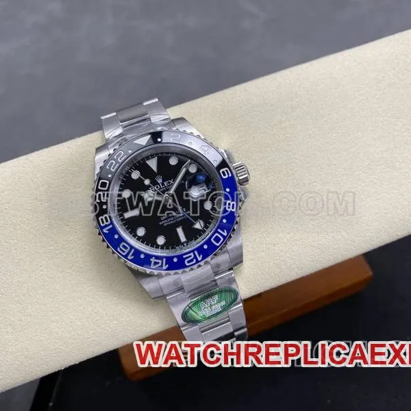 Rolex Watch ARF FactoryGMT-MasterGMT Inter Ring 3285 Three Grid Link caseback live photo