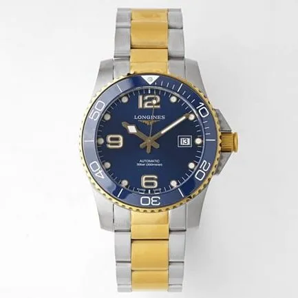 ZF FactoryLongines Concast stop-tier watch fully automatic movement men's blue dial gold belt high-quality watch movement picture