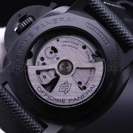 Paneraivs441 new braceletreplica watch review - super cool black warrior front view