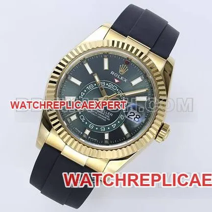 collectible watches ZF Factory Navigator Rolexblack dial9002 mechanical rubber braceletclasp live photos