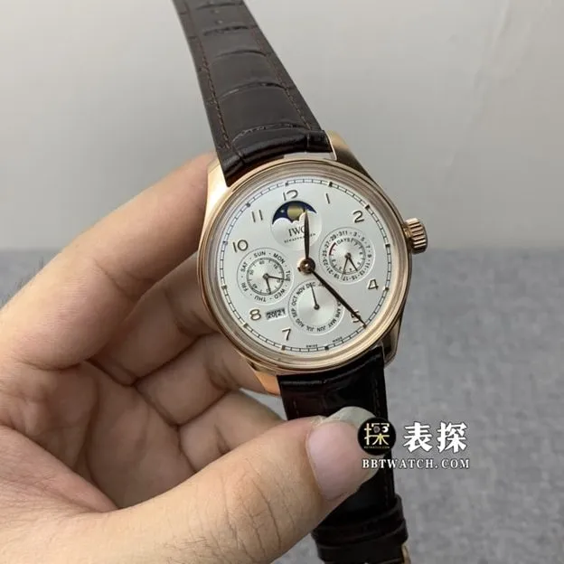 V9 FactoryIWC watch men's Portugal watch silver white dialleather strap model pictures and prices clasplive photos