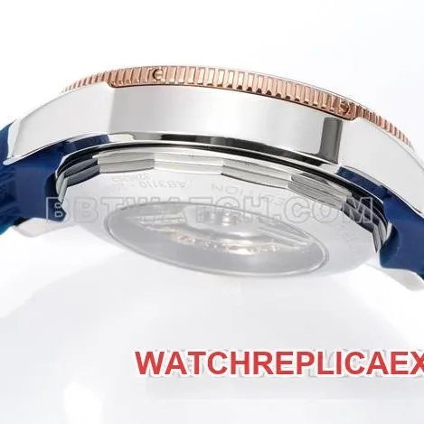 collectible watch BreitlingBLS factory super ocean culture blue dial rubber braceletside live photo