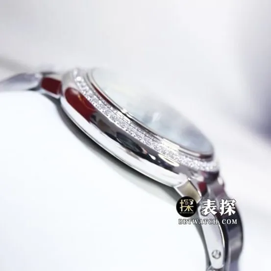 GTG factory Cartier blue balloon top-tier watch ladies blue dial diamond steel bracelet model pictures and prices side live photo