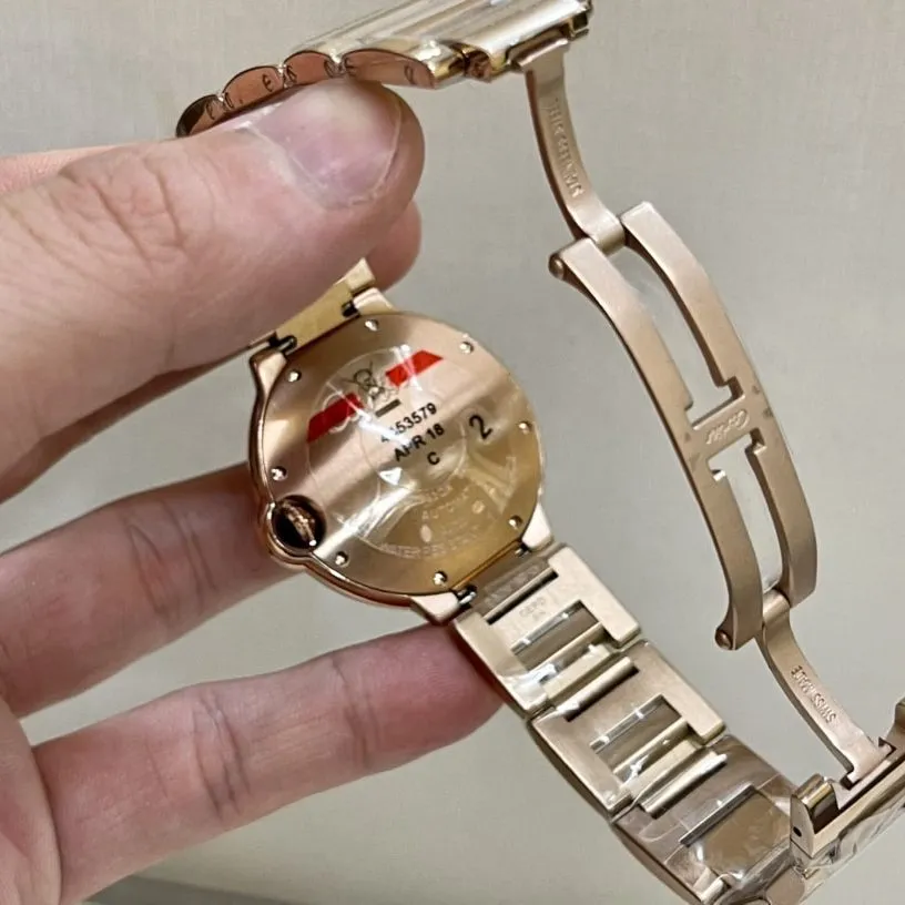 Cartier Ballon Bleu 33mm Women’s Rose Gold