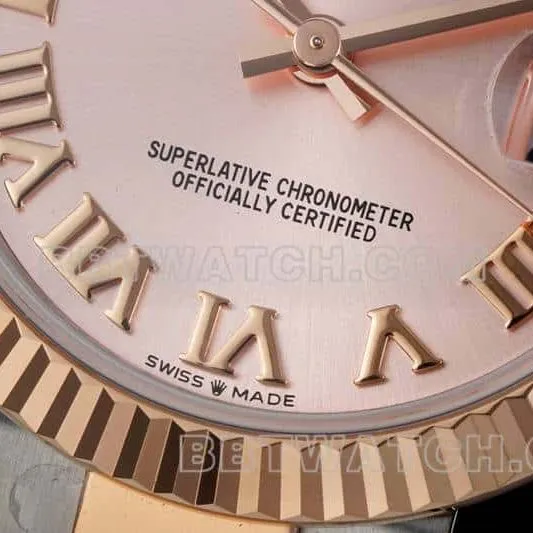 ARF FactoryRolex log top-tier replicarose gold disc 31mm gold three-lattice chain link 278271braceletlive photos
