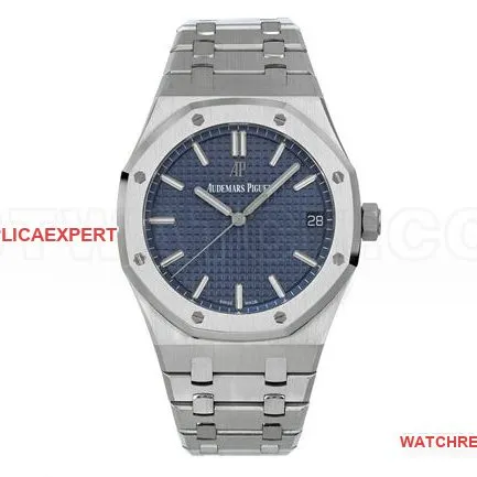 collectible watches ZF FactoryRoyal OakAudemars Piguetblue dial15500braceletlive photos