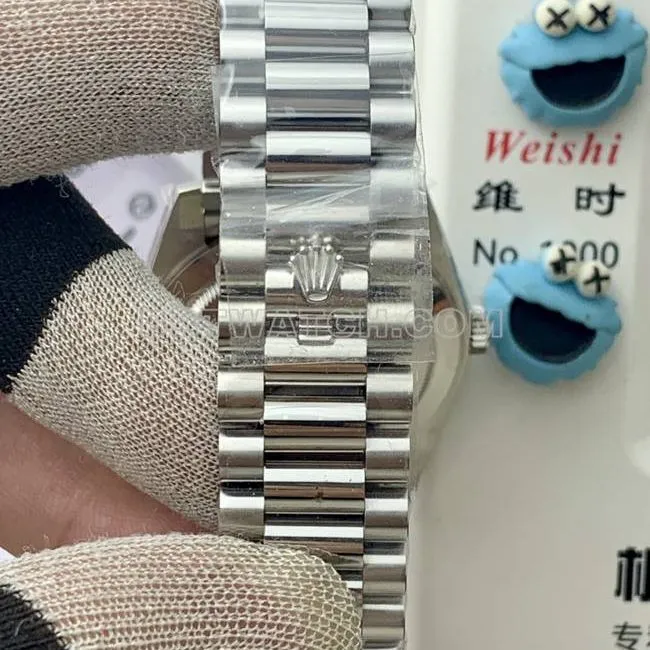 collectible watch PPM factory Rolex Day-Date mechanical black dialbraceletlive photos
