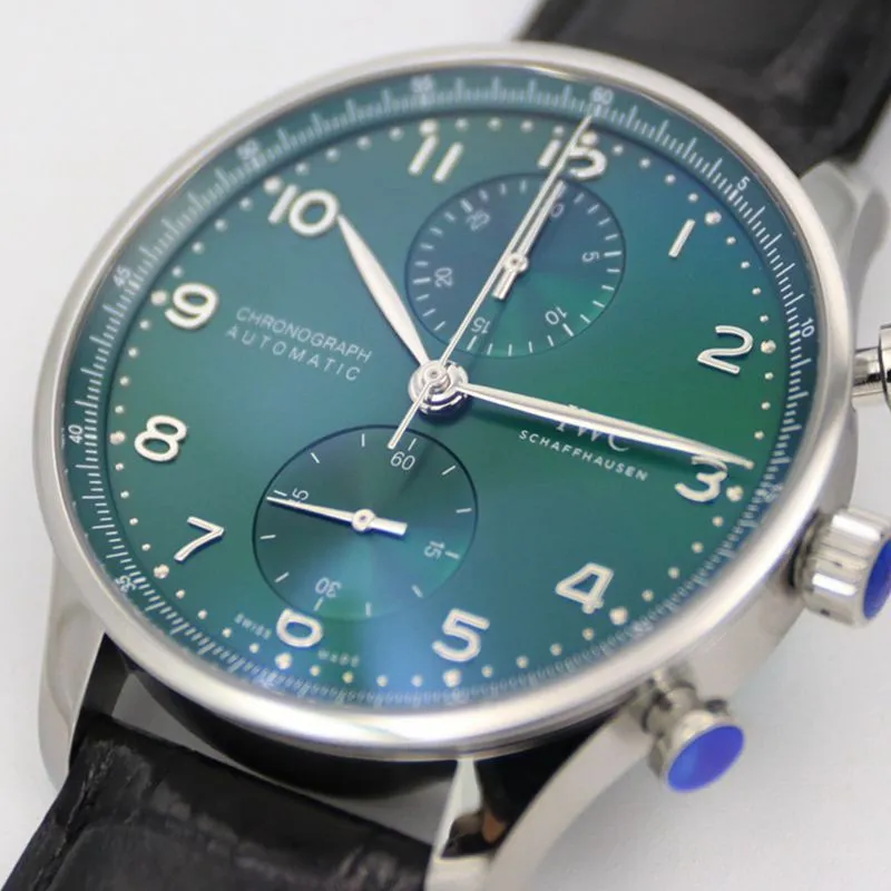 Side view of IWC's Portuguese IW371615 imitation watch