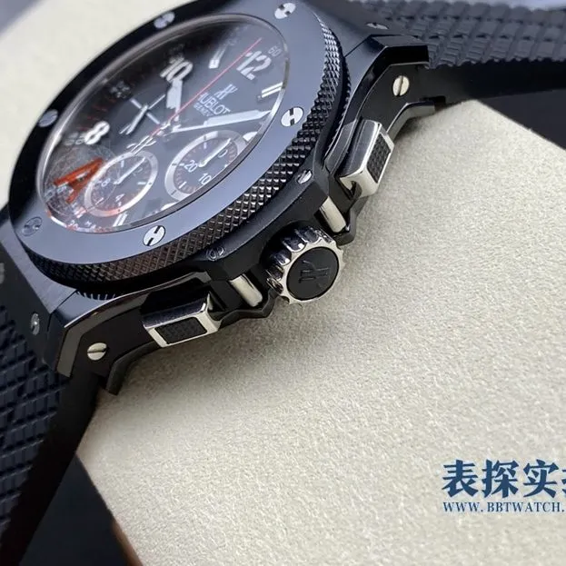 Big factory high-quality Hublot black dial Big Bang series chronograph watch side