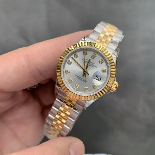 Rolexreplica watch gold Datejust 28mm women's watch clasp picture