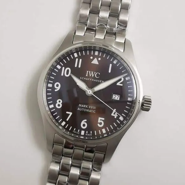 IWC high-quality watch pilot mark eighteen series super V2 people-friendly version watch side view