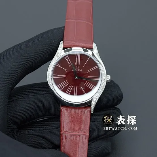 Omega Diefei top-tier high-quality watch women's red plate bracelet model pictures and prices clasplive photos