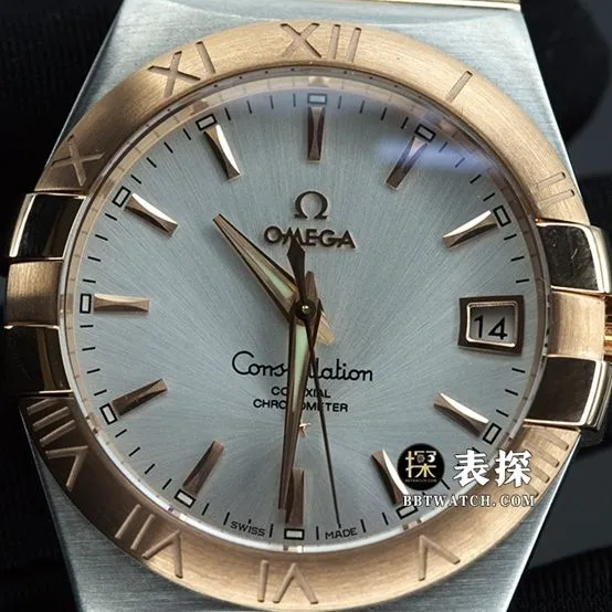 3S factory Omega Constellation top-tier 1:1high-quality watch men's white dialsteel bracelet model pictures and prices caseback live photo