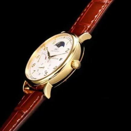 top-tiersuper cloneTWAIWC Portofino series white dialIW516409 see-through bottom watch movement picture