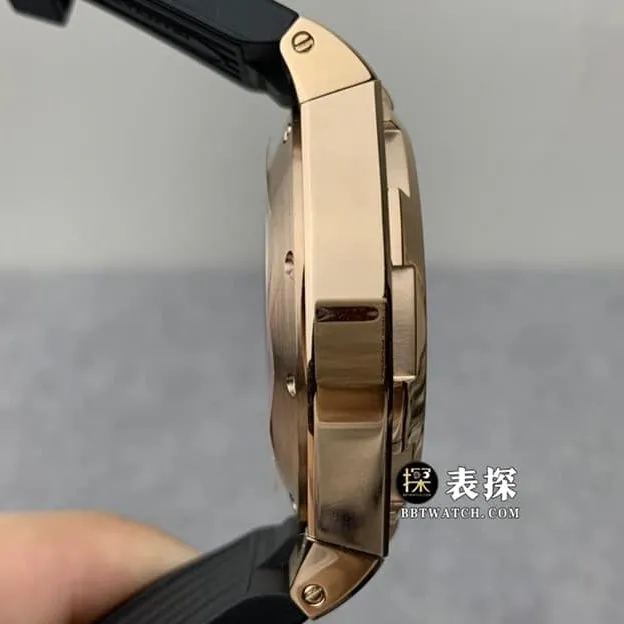 TWA factory Vacheron Constantin watch men's black dial dual time zone leather strap model pictures and prices side live photo