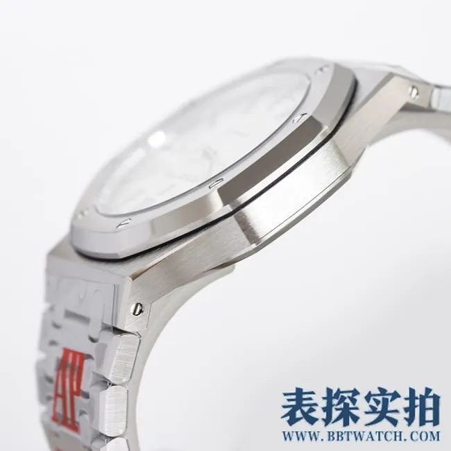 OR factory new product Audemars Piguet white steel top-tier replicaRoyal OakAp15400st watch_price_picture_quality side