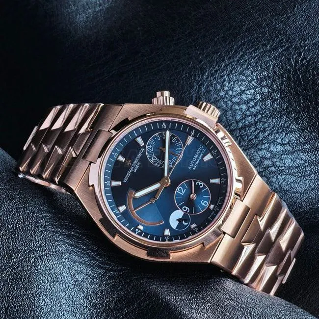 watch KR factory across the world Vacheron Constantinrose goldblue dial47450caseback live photo