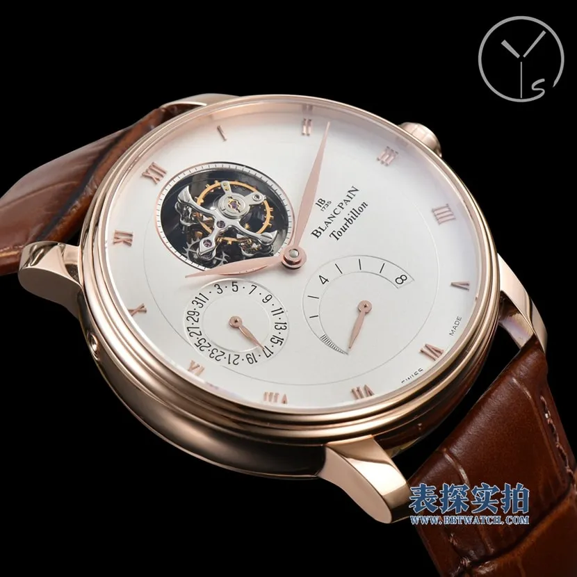 How much does top-tiersuper YSBlancpain upgraded version of the classic series white steel tourbillon men's mechanical watch cost?