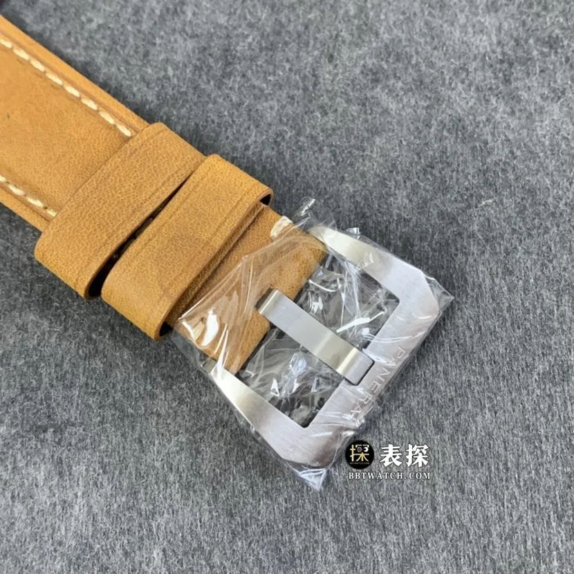TTF factory Panerai Lumino watch men's white dialleather strap model pictures and prices front live photo