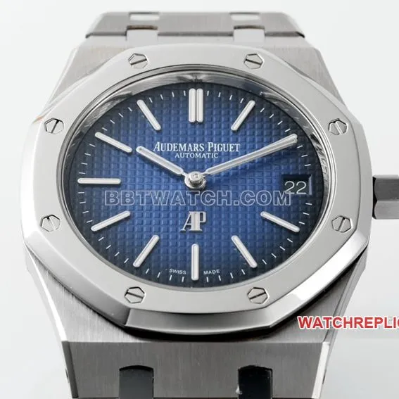 ZFAudemars PiguetRoyal Oak1:1top-tier replica2024 new smoked blue dial15202braceletlive photos