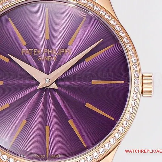 1:1replica watch GS factory classic Patek Philippe purple plate 4997side live photo
