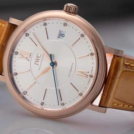 IWC women's watch Portofino top-tierladies' watch side view