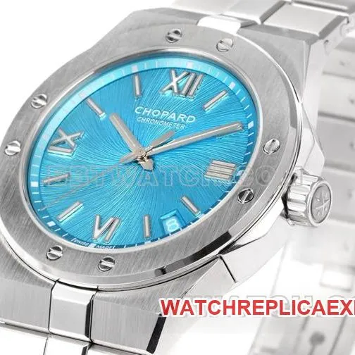 top-tier watch GH factory Chopard snow mountain proud wing gemstone blue dial41mmbraceletlive photos