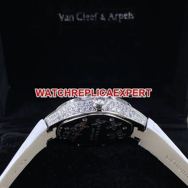 collectible watch Graf VCA factory sapphire crystaldiamond33mmquartz movementfront live photo
