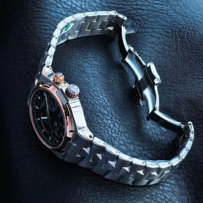 top-tier watch KR factory across the world Vacheron Constantinrose goldblack dial47450side live photo