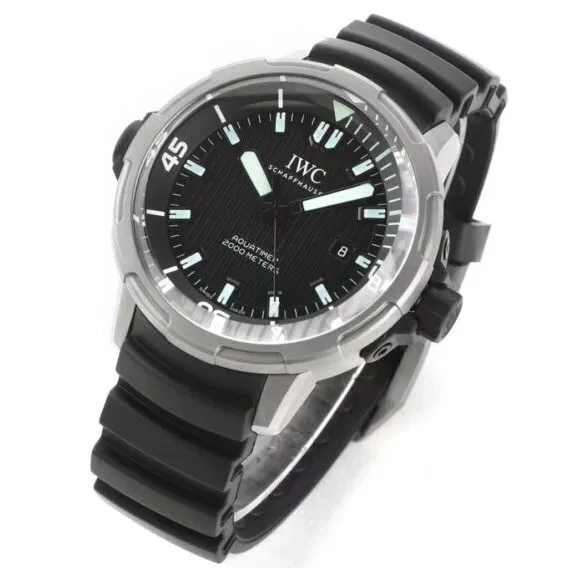 Top IWC Aquatimer 2000 automatic men's watch side view
