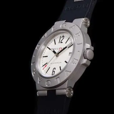 Bvlgari Aluminum series joint white steel men's watch bracelet picture