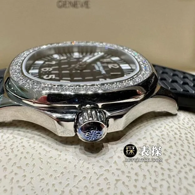 MMA factory Patek Philippe5067A1:1super watch ladies black dial rubber model pictures and prices braceletlive photos