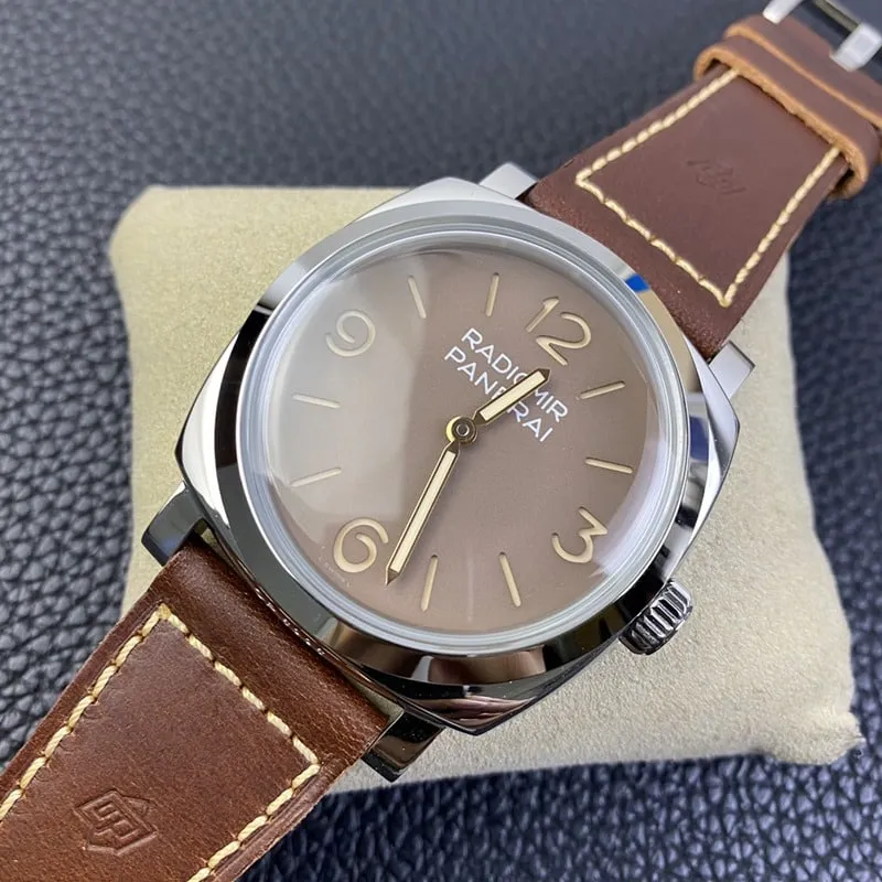 SF factory Paneraireplicapam00662 watch p3000 hand winding movement retro coffee tray clasp picture