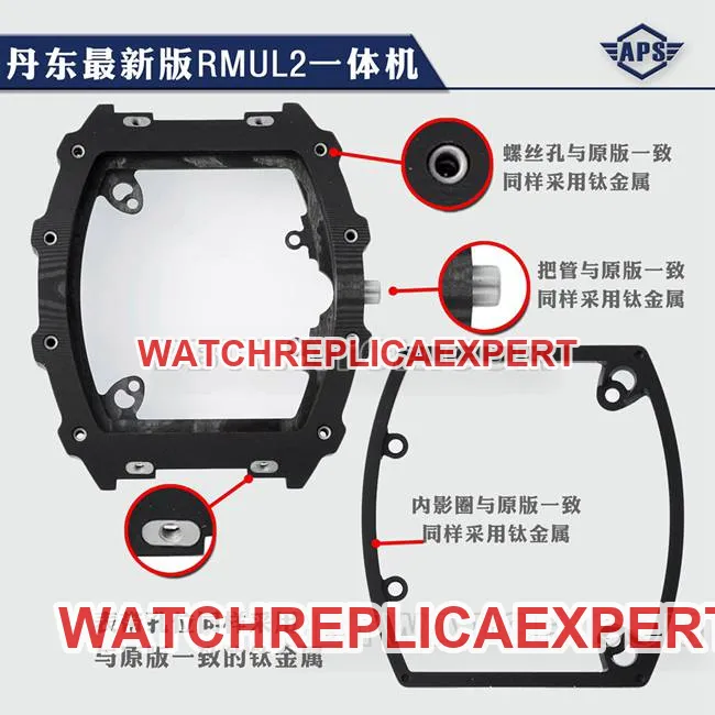 APS factory top-tier watch Richard MilleRM055clasplive photos